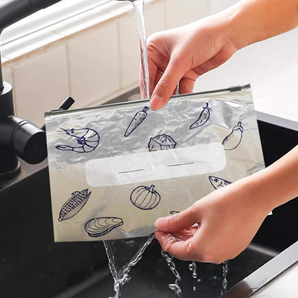 120 Aluminum Fresh-Keeping Bag – Reusable & Easy-Seal Storage