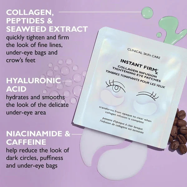 Instant Collagen Eye Patches – Lift, Brighten & Hydrate in Minutes