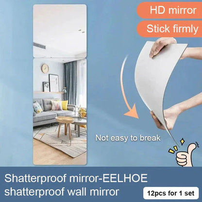 Acrylic Mirror Sticker – Flexible, Safe & Stylish Reflections Anywhere