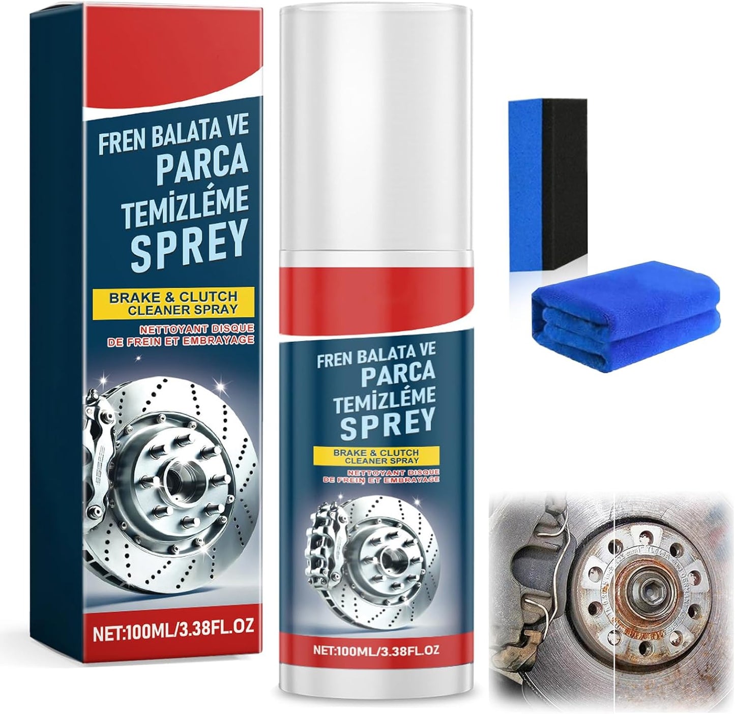 Brake Disc Cleaner – Rust-Free, Polished & Protected in Seconds