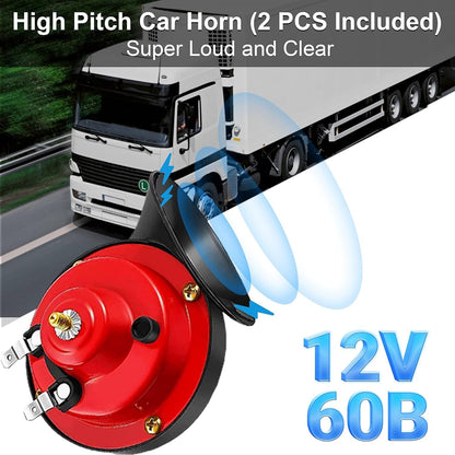 Super Clear Loud Snail Horn – Deep Sound for Every Ride