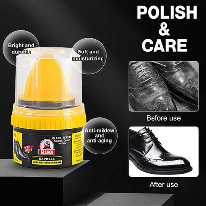 3-Pack (Black, Brown, Neutral) Leather Repair Cream Liquid Shoe Polish