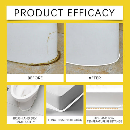 Waterproof White Caulk with Scraper – Easy DIY Sealing & Crack Repair