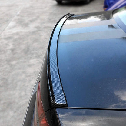 Universal Carbon Look Rubber Spoiler for Sleek Style