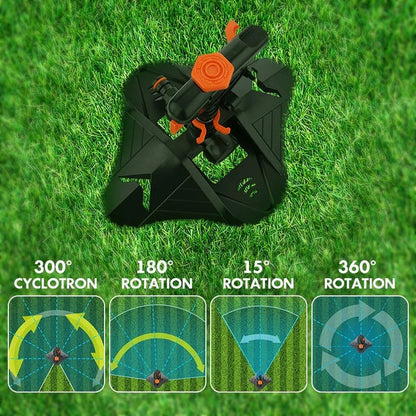 Automatic Rotating Garden Sprinkler – 360° Lawn Irrigation System